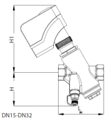Frese Optima 53-1046 Yüzer Elektro-Mekanik Vana Motoru (DN15-32). ürün görseli